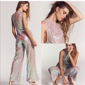 Free  People Sequin Jumpsuit